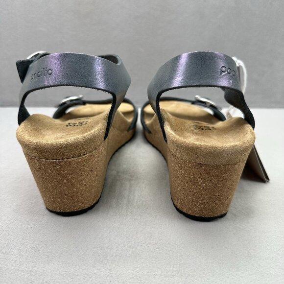Papillio Birkenstock Soley Womens Size 9 Ring Buckle Sandal Wedge Platform NEW - Picture 4 of 8